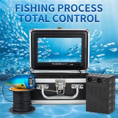 Fischfinder 9 Zoll Bildschirm Unterwasser Fischfinder Monitor Farbe Unterwasserkamera